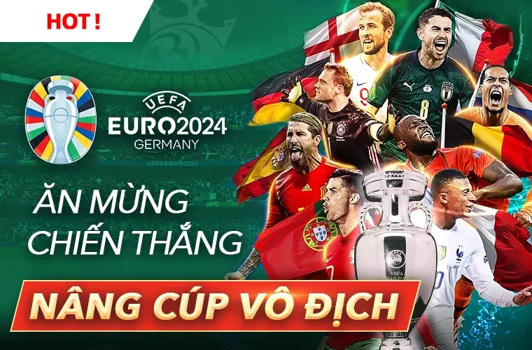 Ăn mừng chiến thắng vô địch EURO 2024